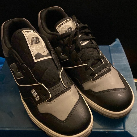 New Balance 550 | Black, grey, and white | size 11.5 - Picture 1 of 5